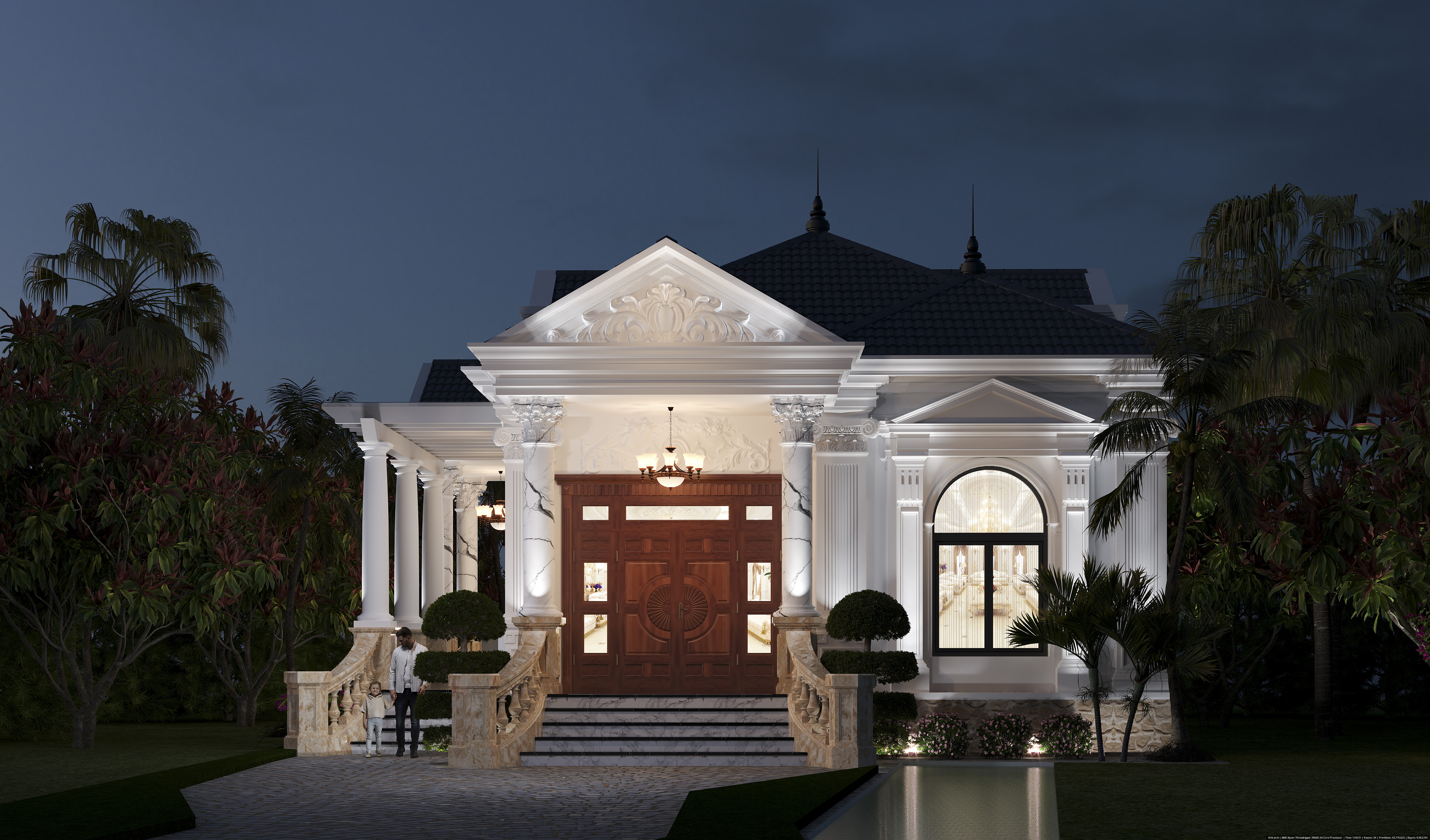 MẪU NHÀ CẤP 4 MÁI NHẬT 8.6X21M BẾN TRE: THIẾT KẾ TỐI ƯU TIỆN NGHI